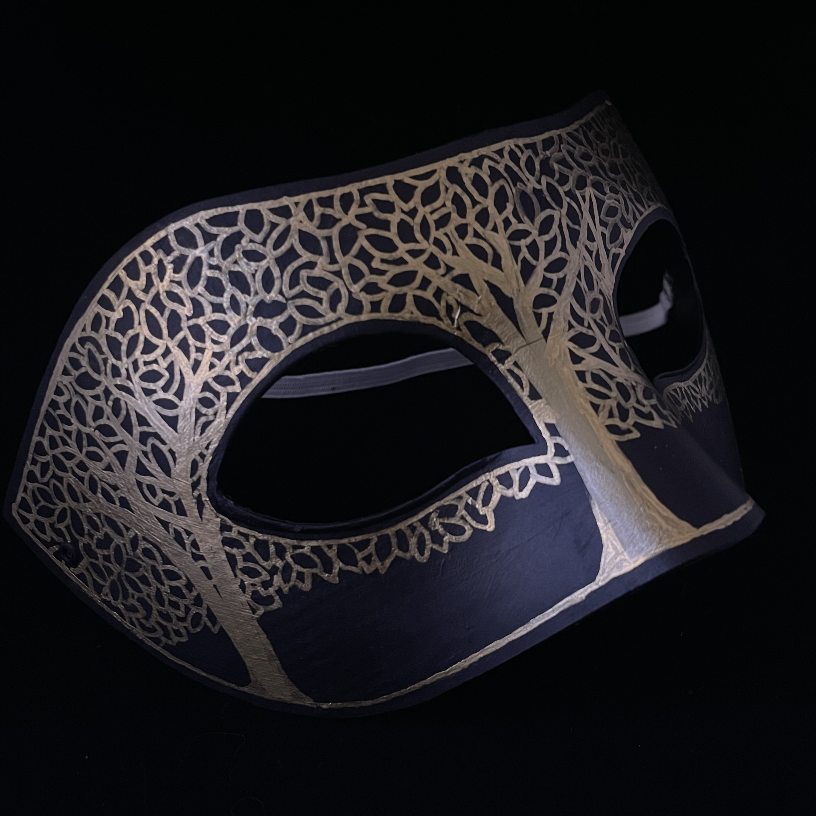 mask with trees