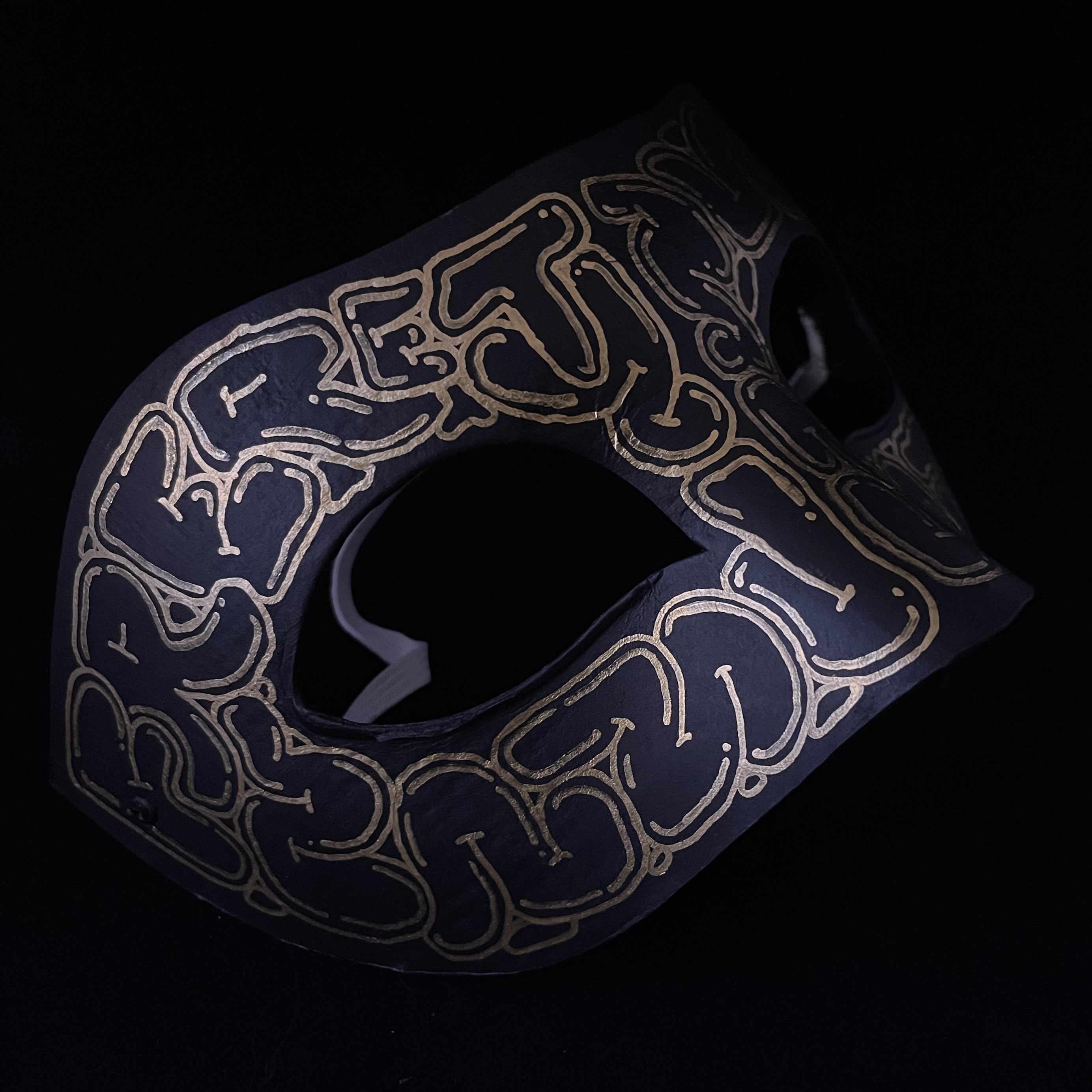 mask with a brain
