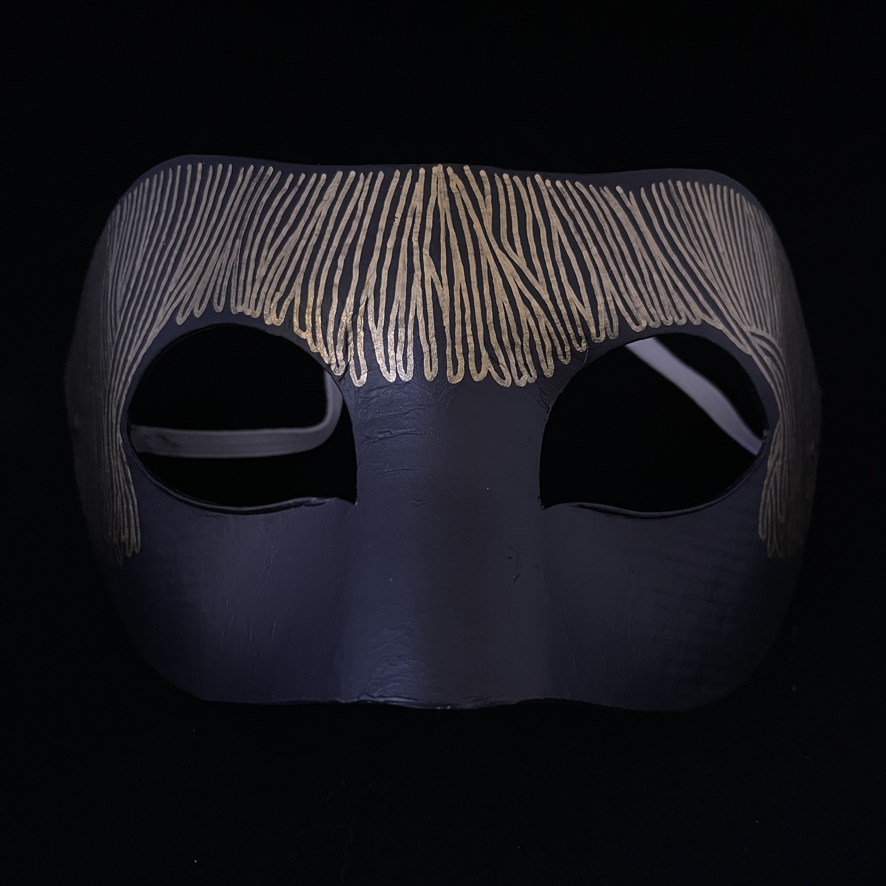 mask with cool hairstyle