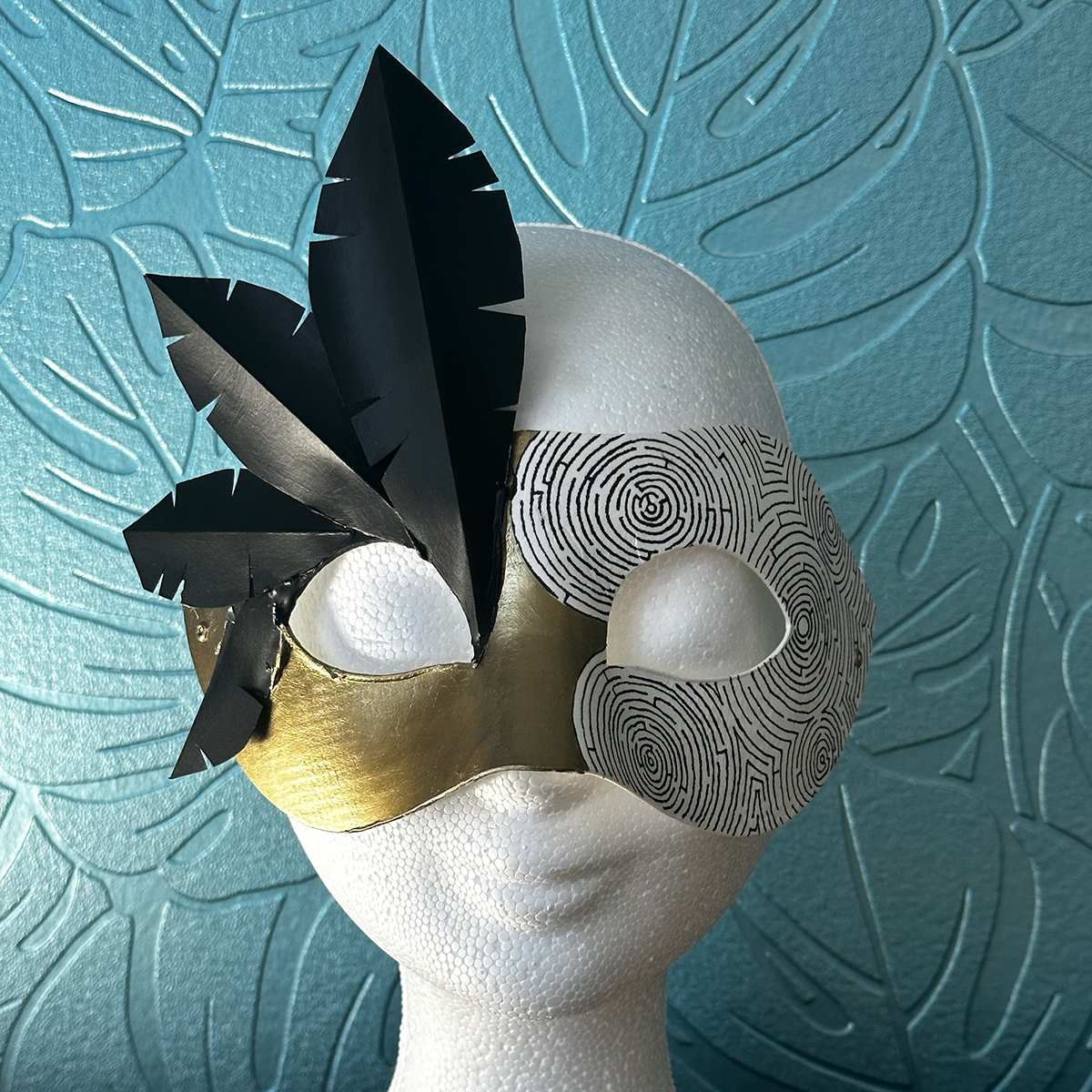 A painted mask