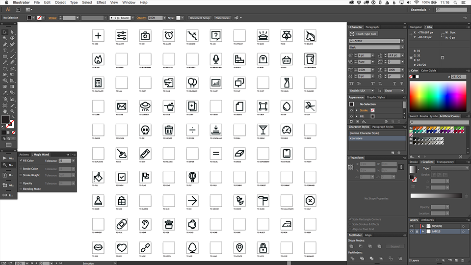 sketch interface