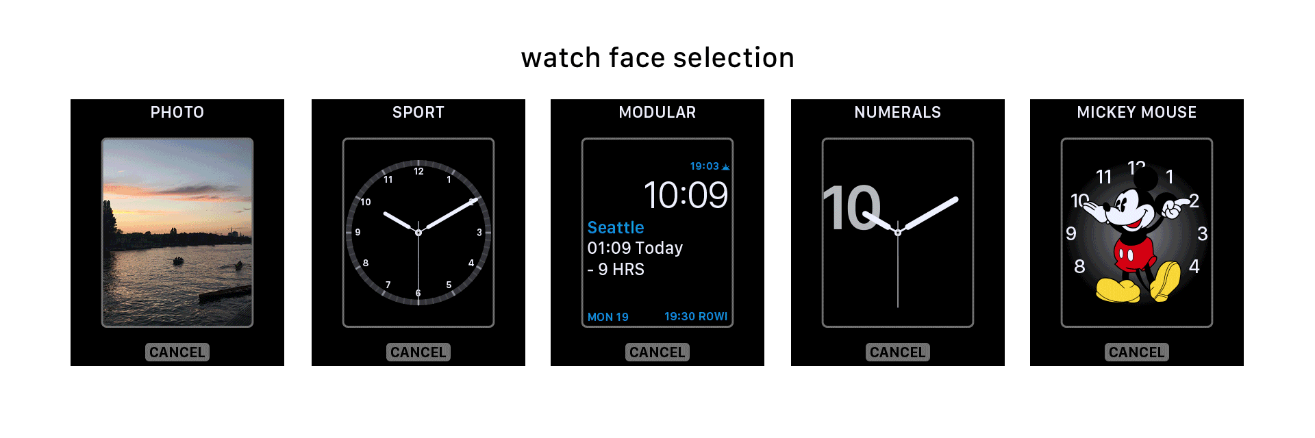 WatchOS customization