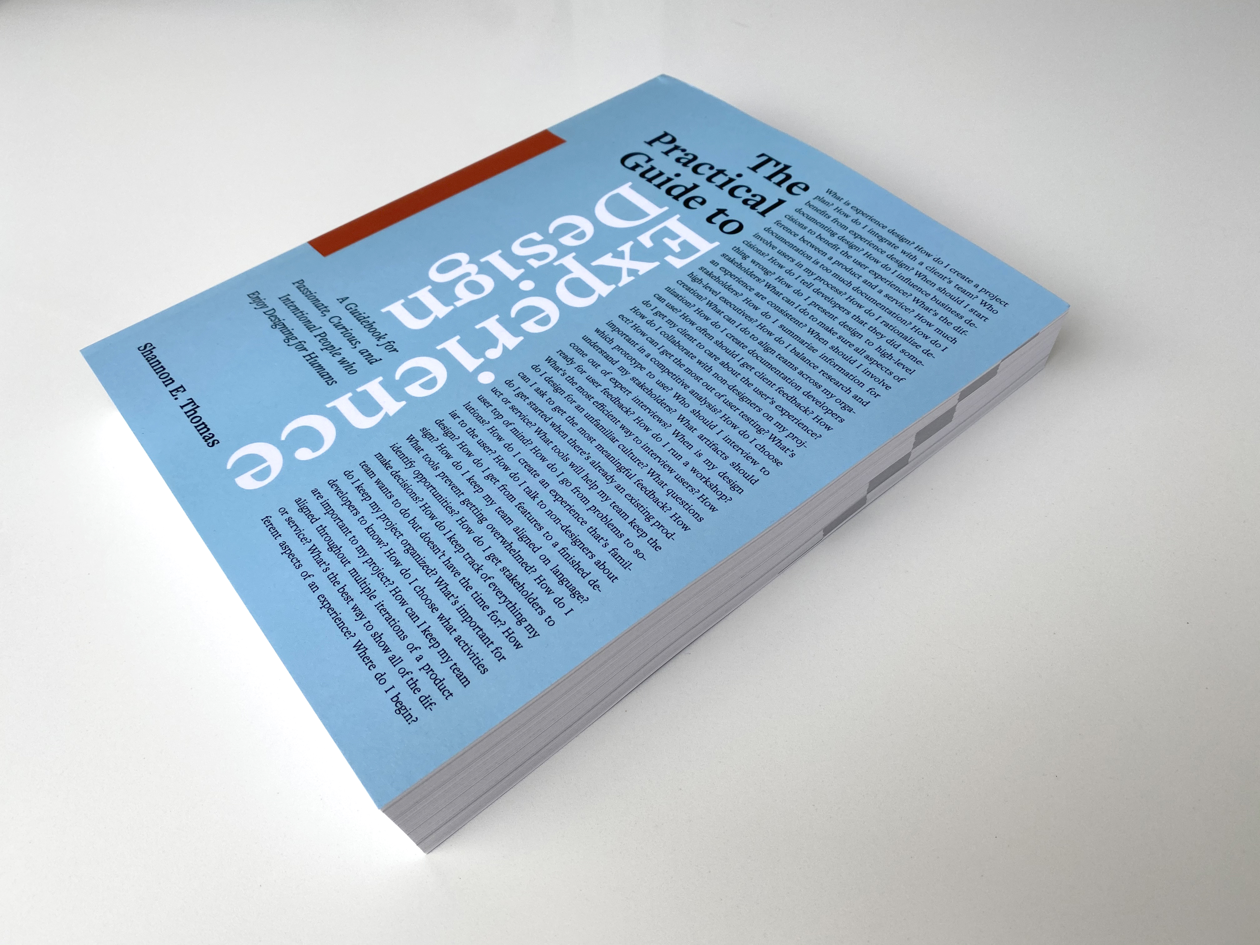 Print proof of The Practical Guide to Experience Design